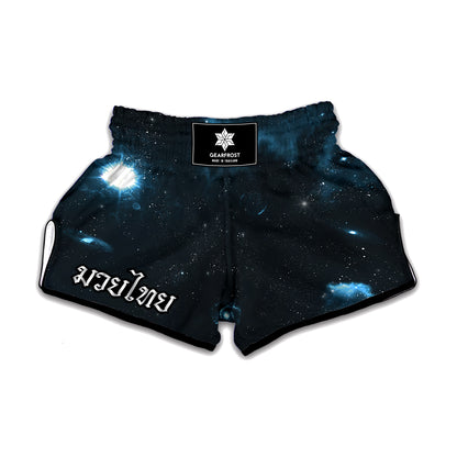 Deep Space Print Muay Thai Boxing Shorts