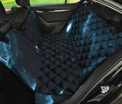 Deep Space Print Pet Car Back Seat Cover