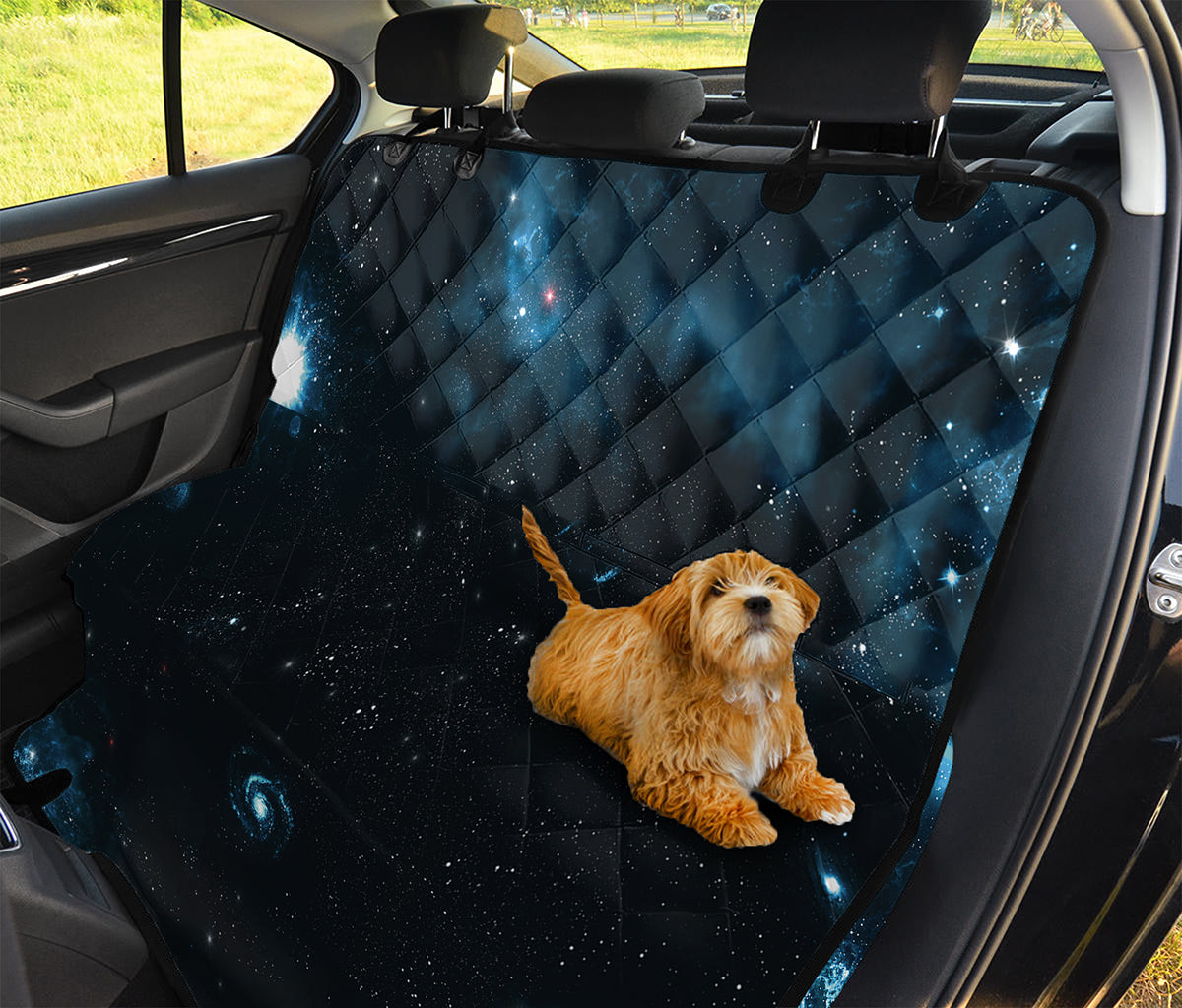 Deep Space Print Pet Car Back Seat Cover