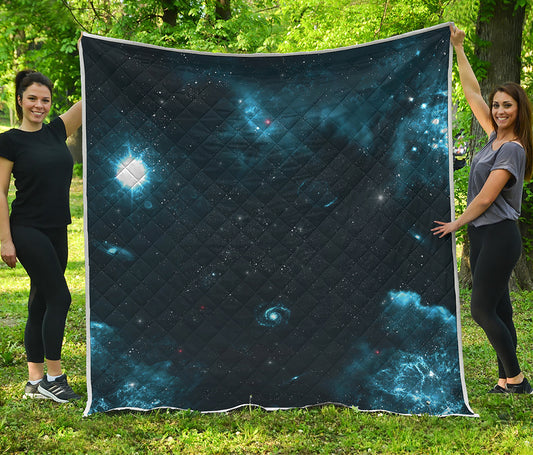 Deep Space Print Quilt