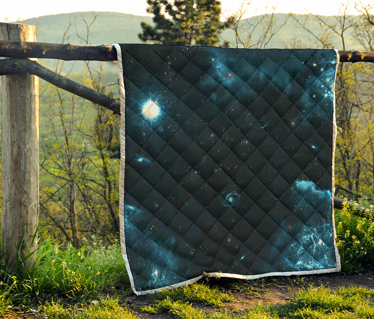 Deep Space Print Quilt
