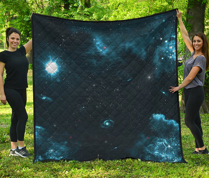 Deep Space Print Quilt
