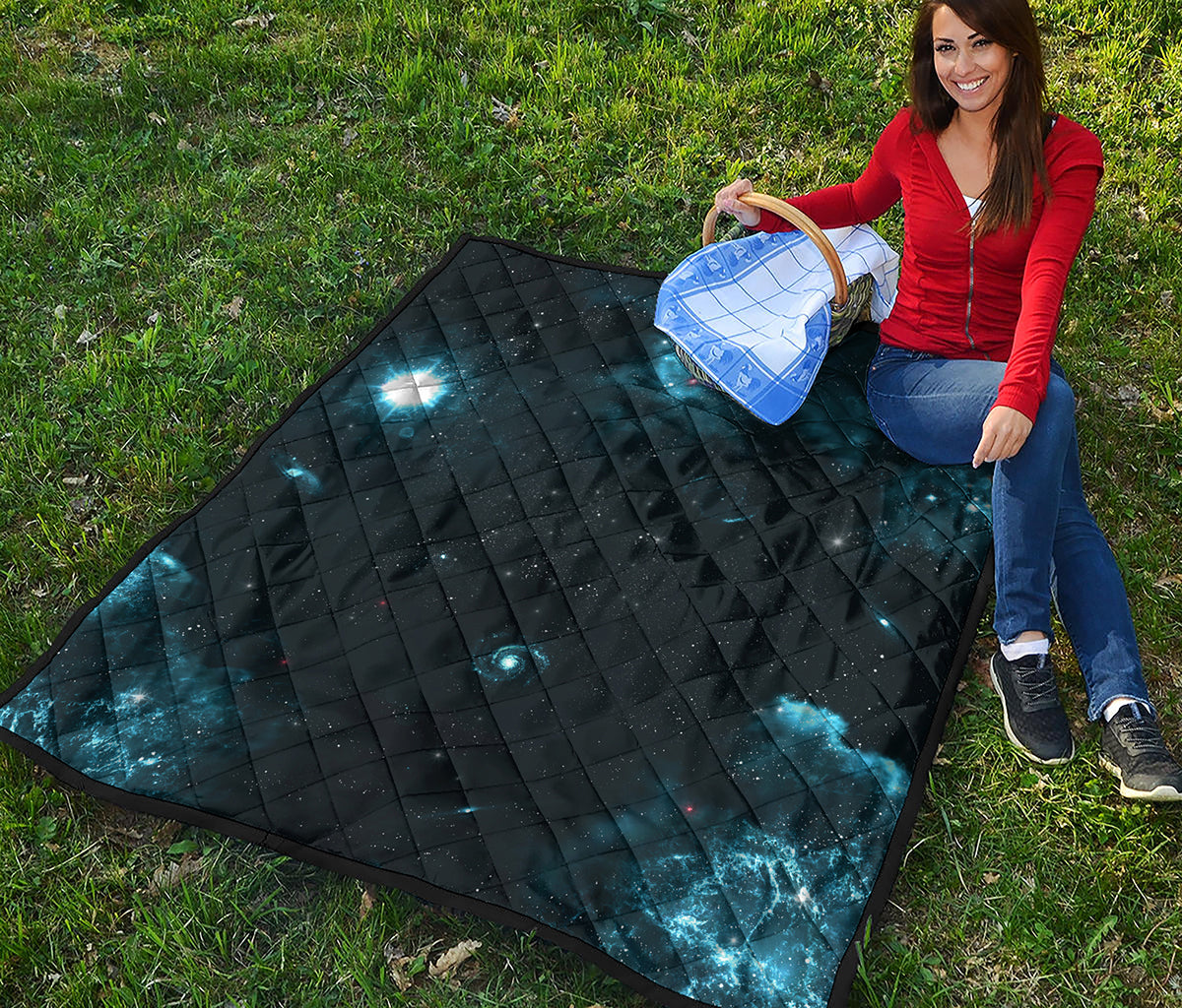 Deep Space Print Quilt