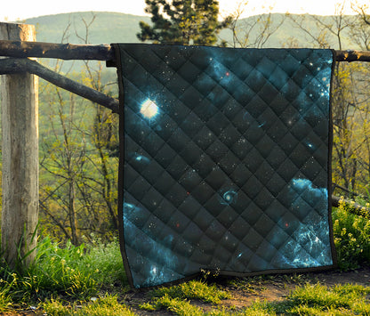 Deep Space Print Quilt