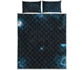 Deep Space Print Quilt Bed Set