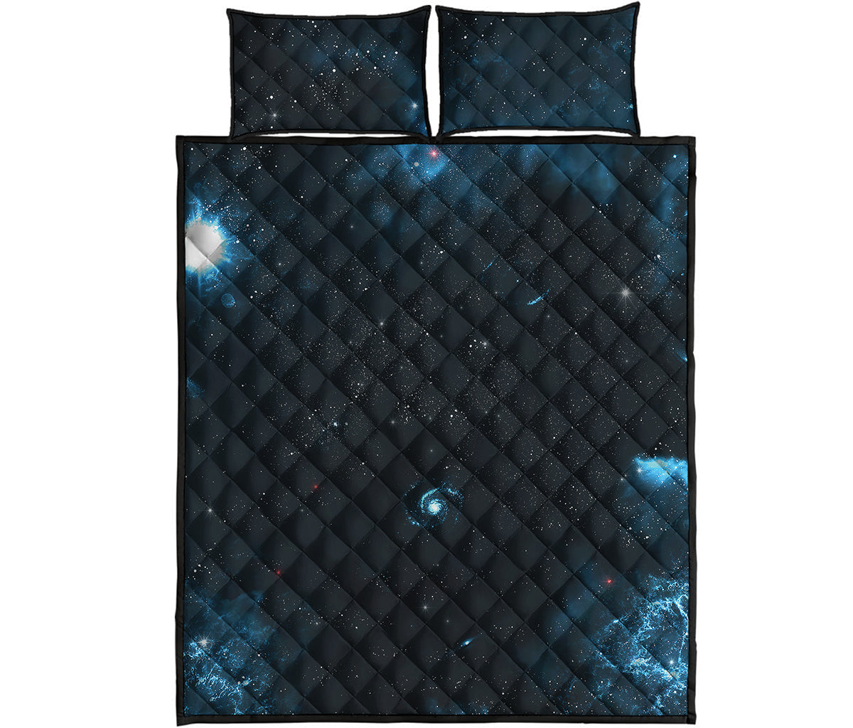 Deep Space Print Quilt Bed Set