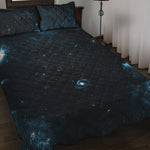 Deep Space Print Quilt Bed Set