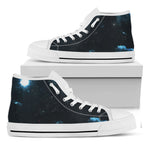 Deep Space Print White High Top Shoes