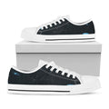 Deep Space Print White Low Top Sneakers