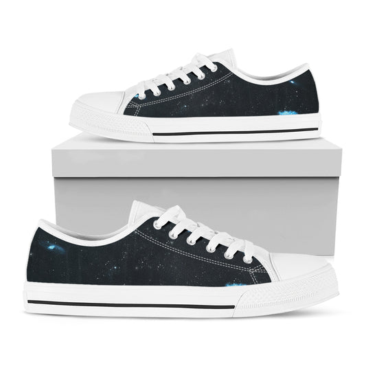 Deep Space Print White Low Top Shoes