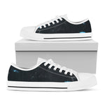 Deep Space Print White Low Top Shoes