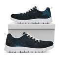 Deep Space Print White Running Shoes