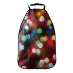 Defocused Christmas Lights Print Car Seat Organizers