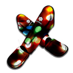 Defocused Christmas Lights Print Muay Thai Shin Guard