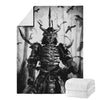 Demon Samurai Print Blanket