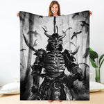 Demon Samurai Print Blanket
