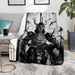 Demon Samurai Print Blanket