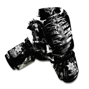 Demon Samurai Print Boxing Gloves