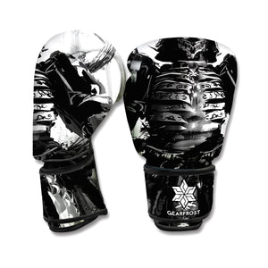 Demon Samurai Print Boxing Gloves