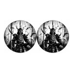 Demon Samurai Print Car Coasters