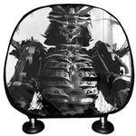 Demon Samurai Print Car Headrest Covers