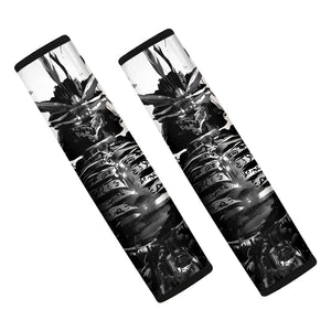 Demon Samurai Print Car Seat Belt Covers