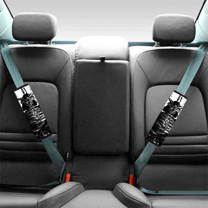 Demon Samurai Print Car Seat Belt Covers