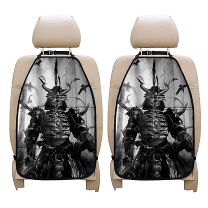 Demon Samurai Print Car Seat Organizers