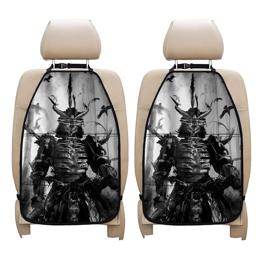 Demon Samurai Print Car Seat Organizers