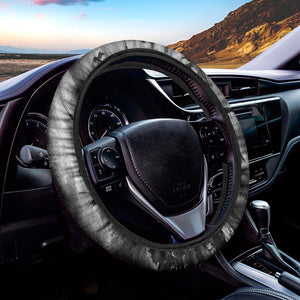 Demon Samurai Print Car Steering Wheel Cover