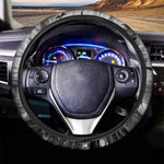 Demon Samurai Print Car Steering Wheel Cover