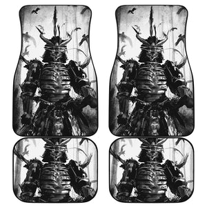 Demon Samurai Print Front and Back Car Floor Mats