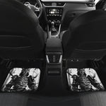 Demon Samurai Print Front and Back Car Floor Mats