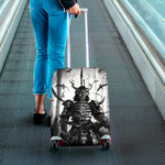 Demon Samurai Print Luggage Cover