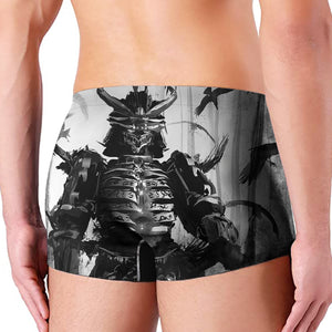 Demon Samurai Print Men's Boxer Briefs