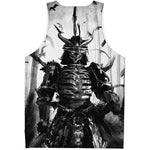 Demon Samurai Print Men's Tank Top