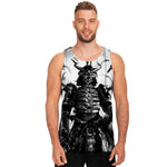 Demon Samurai Print Men's Tank Top