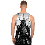 Demon Samurai Print Men's Tank Top