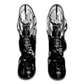 Demon Samurai Print Muay Thai Shin Guards