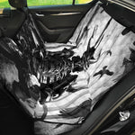 Demon Samurai Print Pet Car Back Seat Cover