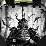 Demon Samurai Print Pet Car Back Seat Cover