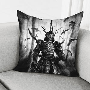 Demon Samurai Print Pillow Cover
