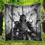 Demon Samurai Print Quilt