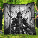 Demon Samurai Print Quilt