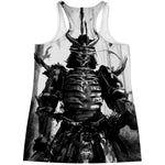 Demon Samurai Print Women's Racerback Tank Top