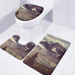 Denali Mountain Print 3 Piece Bath Mat Set