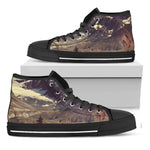 Denali Mountain Print Black High Top Shoes
