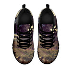 Denali Mountain Print Black Sneakers