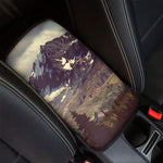 Denali Mountain Print Car Center Console Cover