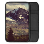 Denali Mountain Print Car Center Console Cover